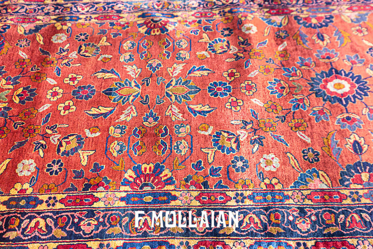 Kashan Silk, An Antique Persian Rug n°:35586858